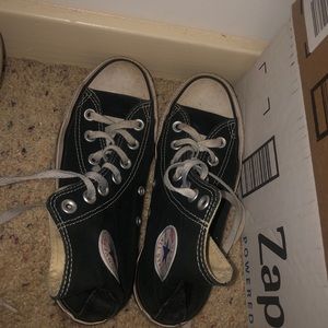black converse